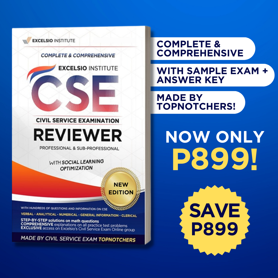 ULTIMATE ALL-IN-ONE Civil Service Exam Reviewer UPDATED Edition