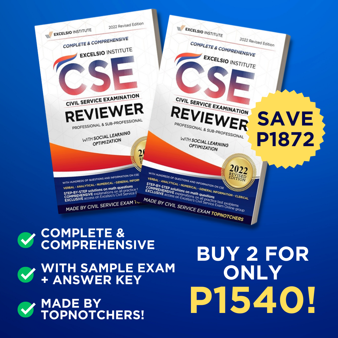 ULTIMATE ALL-IN-ONE Civil Service Exam Reviewer UPDATED Edition