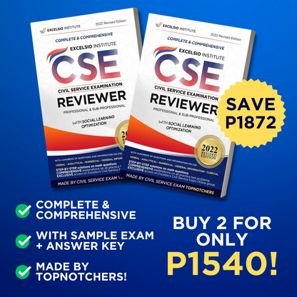 ULTIMATE ALL-IN-ONE Civil Service Exam Reviewer UPDATED Edition