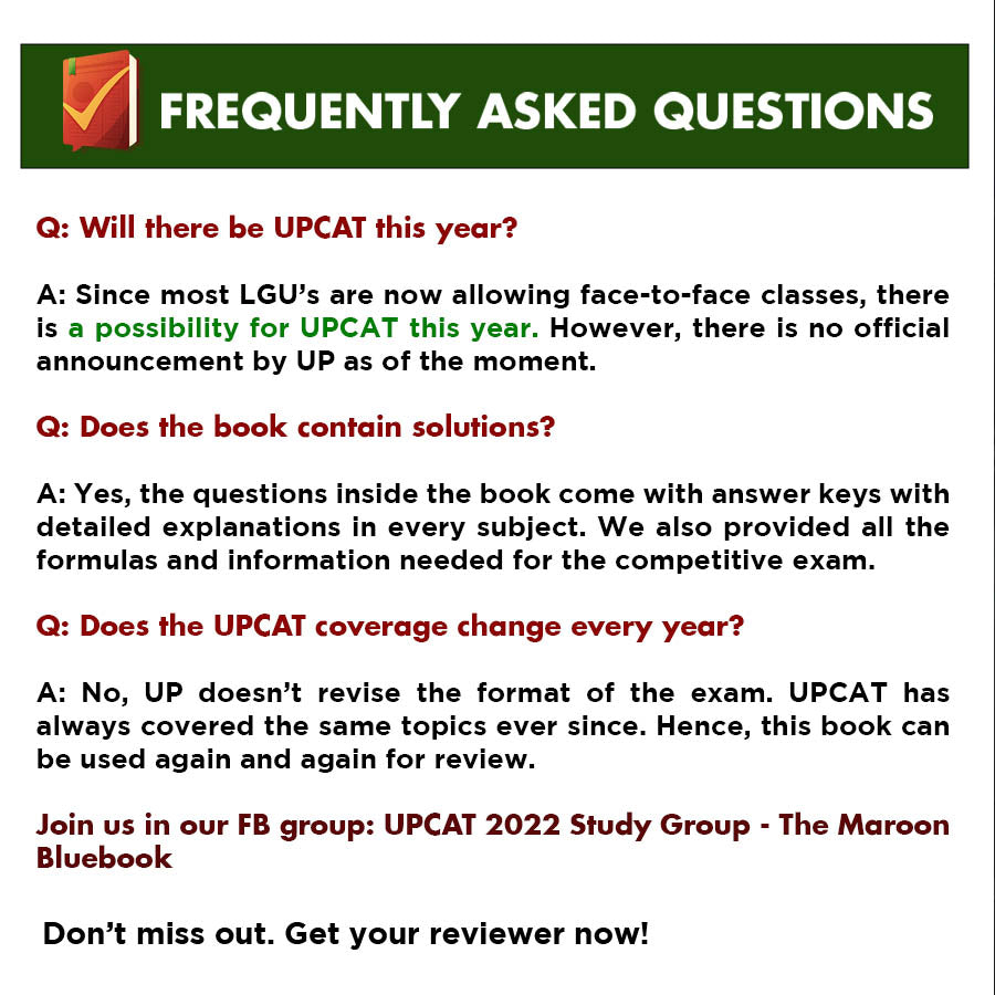 UPCAT Reviewer 2023 - College Entrance Exam Reviewer